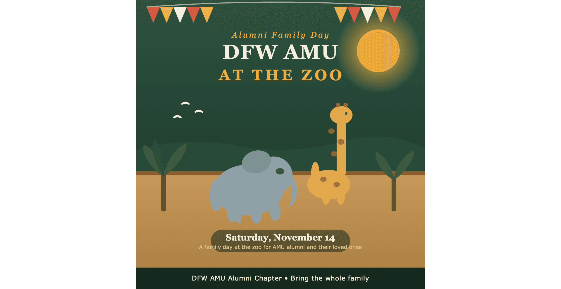 DFW AMU Alumni at the Zoo